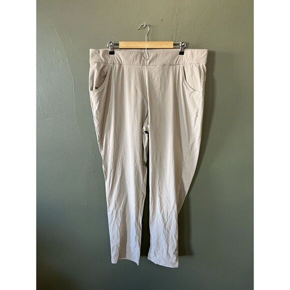 Columbia Womens Gray Pull On Outdoor Advanced Repellency Pants Size 2X - Picture 1 of 3